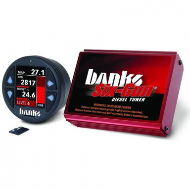 Banks Power 61450 Six-Gun Diesel Tuner With IDash 1.8 Datamonter