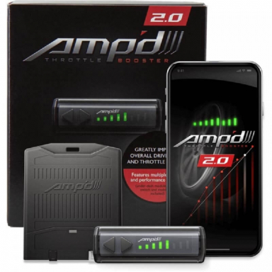 Edge Products 28855-D2 AMP'D 2.0 Throttle Booster W/ Bluetooth Switch