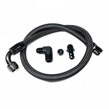Full Send Diesel FSD-19-B Braided Lower Heater Hose